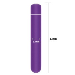 Mały fioletowy wibrator patyk 10 trybów 13 cm
