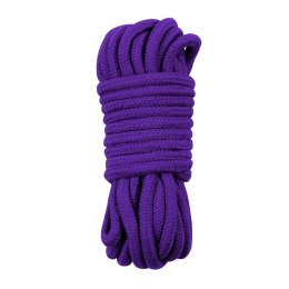 Fioletowy gruby sznur do podwiązywania rąk i nóg