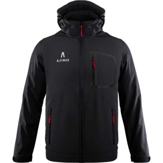 Kurtka Softshell Alpinus Stenshuvud czarna BR43371 S