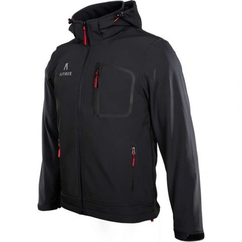 Kurtka Softshell Alpinus Stenshuvud czarna BR43371 S