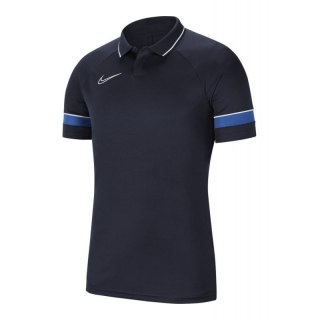 Koszulka Nike Academy 21 polo Jr CW6106-453 M (137-147cm)