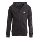 Bluza adidas Essentials Logo Full-Zip Hoodie Jr GN4050 128 cm