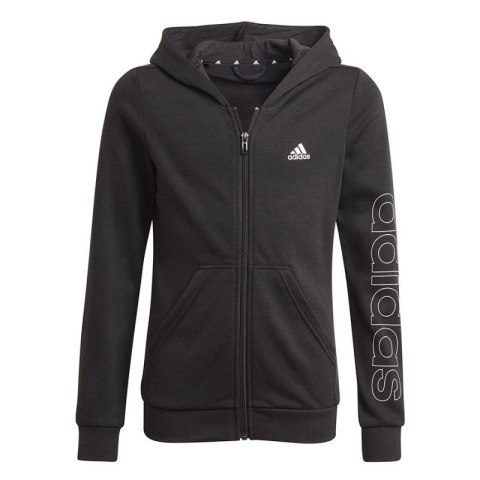 Bluza adidas Essentials Logo Full-Zip Hoodie Jr GN4050 152 cm