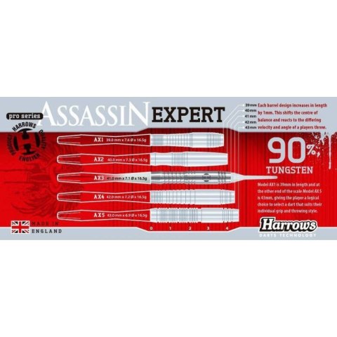 Rzutki Harrows Assassin Expert 90% Softip HS-TNK-000013220 AX4