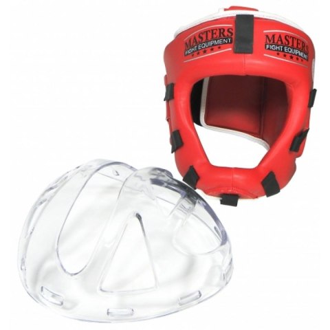 Kask bokserski Masters z maską KSSPU-M (WAKO APPROVED) 02119891-M02 niebieski+S