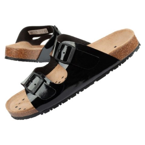 Klapki robocze Abeba Sandals Black W 8088 36