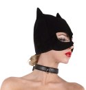 Maska kota z uszami przebranie dla kobiety bdsm