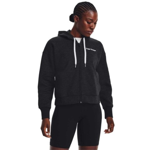 Bluza Under Armour Essential Fleece Script FZ Hoodie W 1374106-001 S