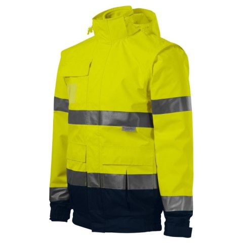 Kurtka Rimeck HV Guard 4 in 1 M MLI-5V297 fluorescencyjny żółty 3XL