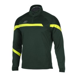 Bluza treningowa Ganador Pro 2.0 M 02364-014 ZielonyCiemny\Limonkowy S