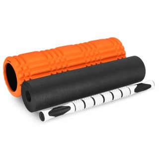 Zestaw wałków fitness roller pomarańczowy Spokey MIXROLL 929930 N/A