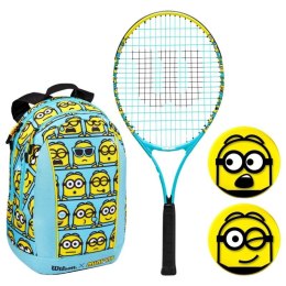 Rakieta do tenisa ziemnego Wilson Minions 2.0 Kit 25 z plecakiem 3 7/8 Jr WR097510F N/A