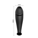 Wibrujący penis plug sex korek analny 10cm 12tryb