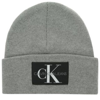 Czapka Calvin Klein Jeans Monologo Patch Non-Rib Beanie K50K506246 uniw