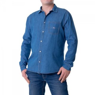 Koszula Tommy Jeans Tjm Cotton Denim Shirt Mid Indigo M DM0DM08399-447 L