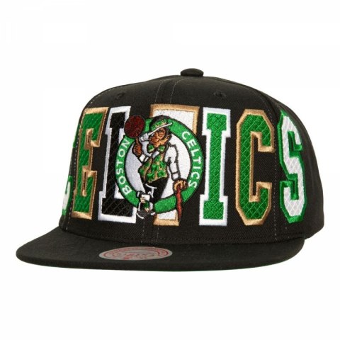 Czapka z daszkiem Mitchell & Ness Varsity Bust Snapback Boston Celtics HHSS6461-BCEYYPPPBLCK OSFM