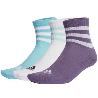 Skarpety adidas 3-Stripes Cushioned Sportswear Mid-Cut Socks 3P IJ8263 37-39