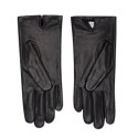Rękawiczki Calvin Klein Re-lock Debossed Leather Gloves W K60K609975 S/M
