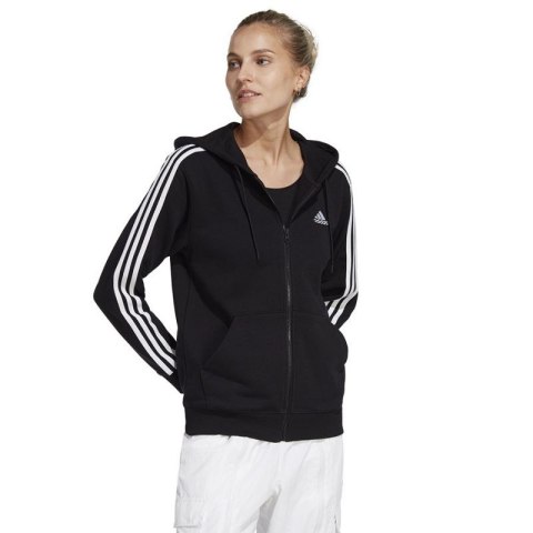 Bluza adidas 3 Stripes FT Full-Zip R Hd W IC8769 M