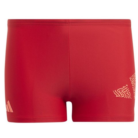 Kąpielówki adidas 3 Bar Log Boxer Jr IC4739 158 cm