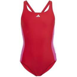 Kostium kąpielowy adidas Cut 3 Stripes Suit Jr IC4727 164 cm