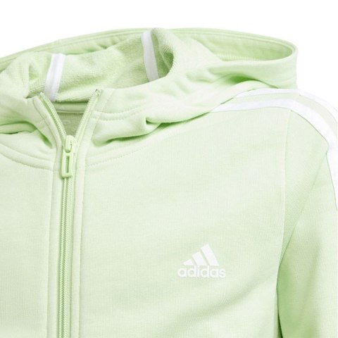 Bluza adidas 3 Stripes Full-Zip Hoodie Jr IS2632 170 cm