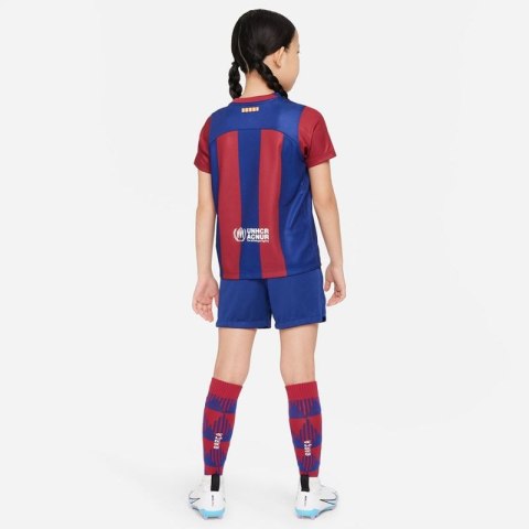 Komplet Nike FC Barcelona 2023/24 Home Jr DX2801 456 L 116-122 cm