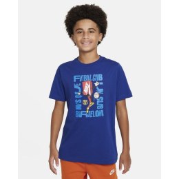 Koszulka Nike FC Barcelona SS Bxy Chrctr Tee Jr FQ6576-455 L