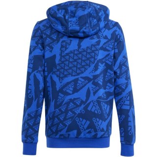 Bluza adidas Essentials Allover Print HD Jr IS2555 152cm