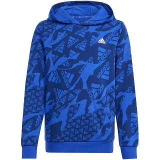 Bluza adidas Essentials Allover Print HD Jr IS2555 164cm