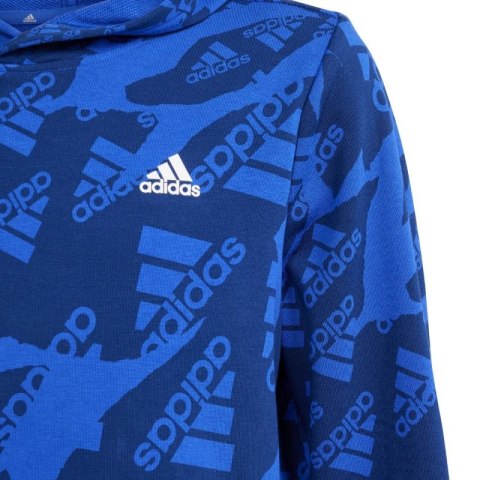 Bluza adidas Essentials Allover Print HD Jr IS2555 164cm