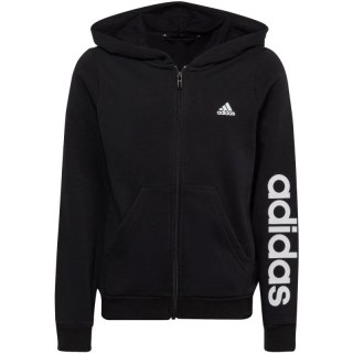 Bluza adidas Essentials Linear Logo Full-Zip Hoodie Jr IC3584 152cm