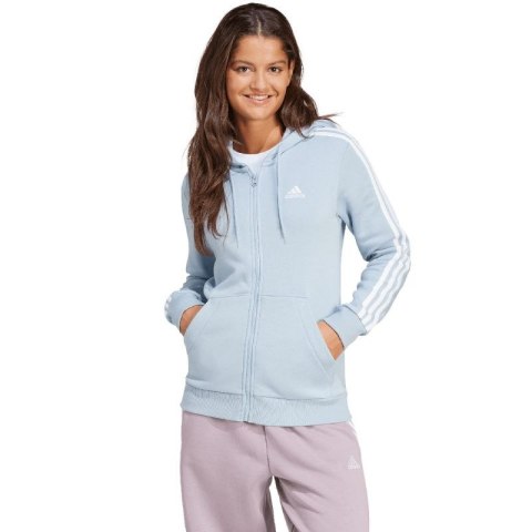 Bluza adidas Essentials 3-Stripes Full-Zip Fleece W IR6076 XL