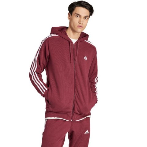 Bluza adidas Essentials French Terry 3-Stripes Full-Zip Hoodie M IS1365 L