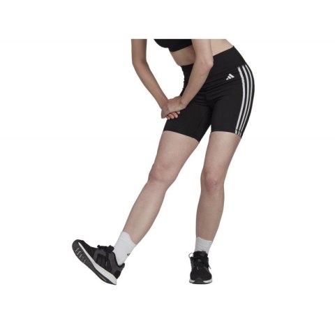 Spodenki adidas Training Essentials 3-Stripes High-Waisted Short Tights W HK9964 L