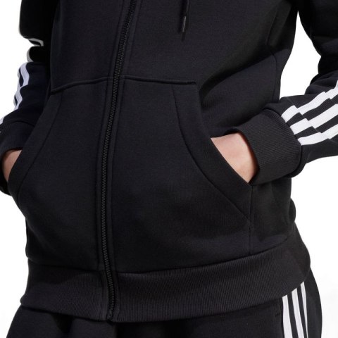 Bluza adidas 3 Stripes FL Full-Zip Hoodie W HZ5743 L