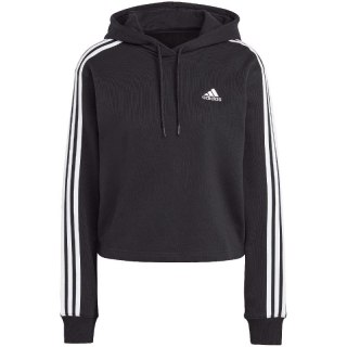 Bluza adidas Essentials 3-Stripes French Terry Crop Hoodie W IC8767 XS