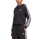 Bluza adidas Essentials 3-Stripes French Terry Crop Hoodie W IC8767 XS