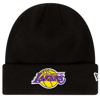 Czapka New Era Essential Cuff Beanie Los Angeles Lakers Hat 60348856 One size