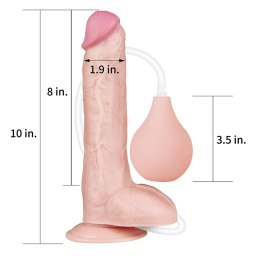 Żylaste dildo penis funkcja wytrysku pompowane 25