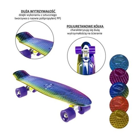 Deskorolka Nils Extreme ELECTROSTYLE PENNYBOARD PNB01 BLUE N/A