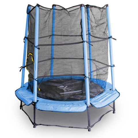 Trampolina dla dzieci 140cm różowa